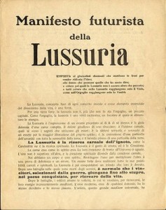 Futurist Manifesto of Lust – Italian Futurism