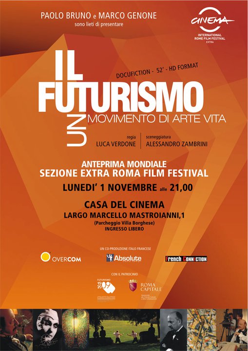 Film ‘ Il Futurismo. Un Movimento di Arte/Vita’ Premiered in Rome